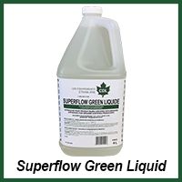 superflow green liquid organic