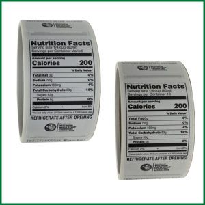 Labels for Nutrition