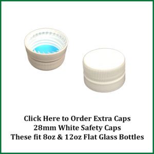 12 oz Glass Bottle w/Drop Lock Thread (12 per case)