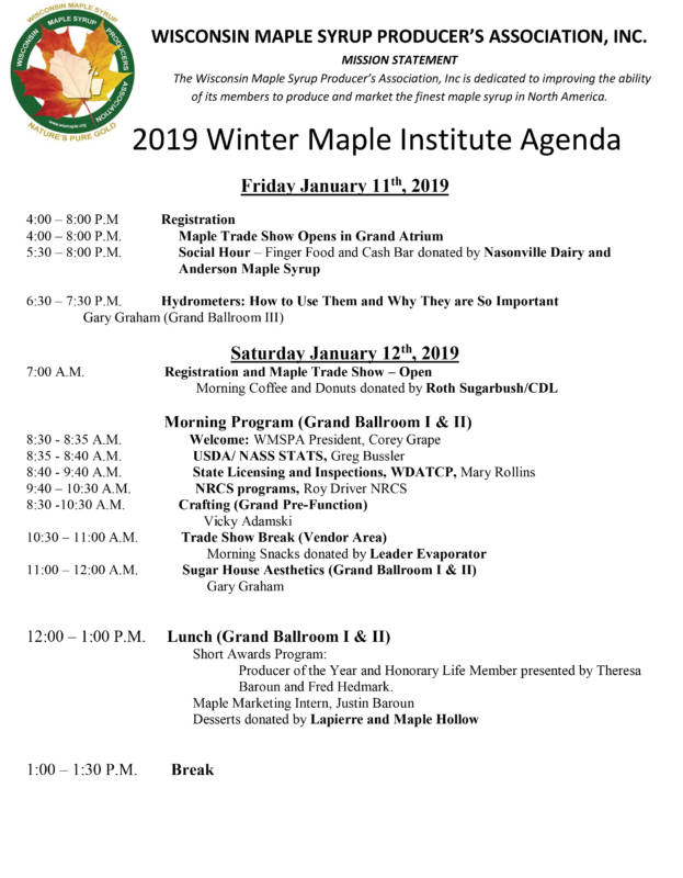 2019_Winter_Institute_schedule1 Roth Sugar Bush